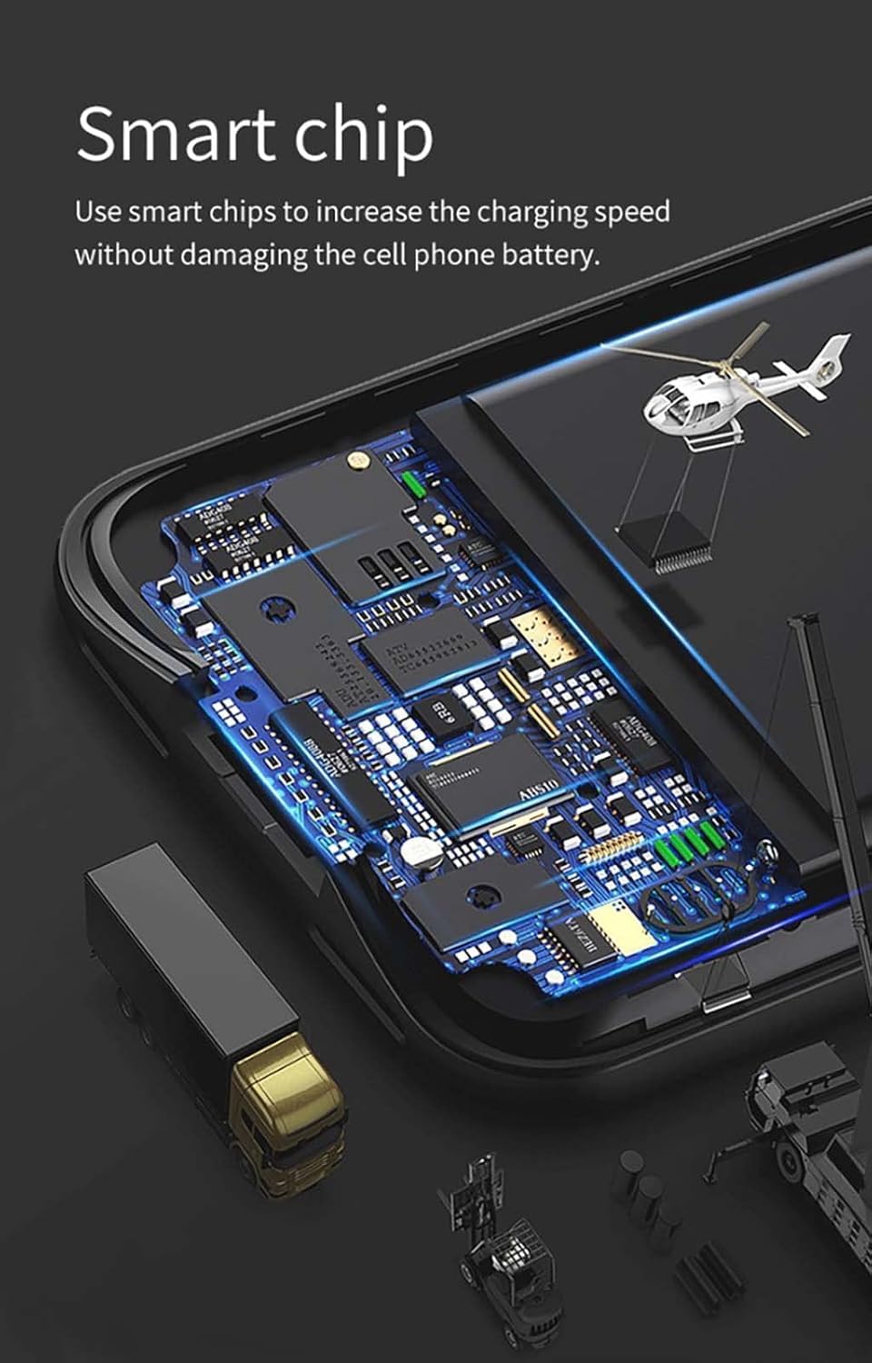 ELLENNE COVER BATTERIA per IPHONE 12 PRO MAX/IPHONE 13 PRO MAX 6.7 4800mAh | COVER CON BATTERIA INTEGRATA COMPATIBILE CON IPHONE 12 PRO MAX/IPHONE 13 PRO MAX 6.7" CUSTODIA RICARICABILE SLIM 4800mAh