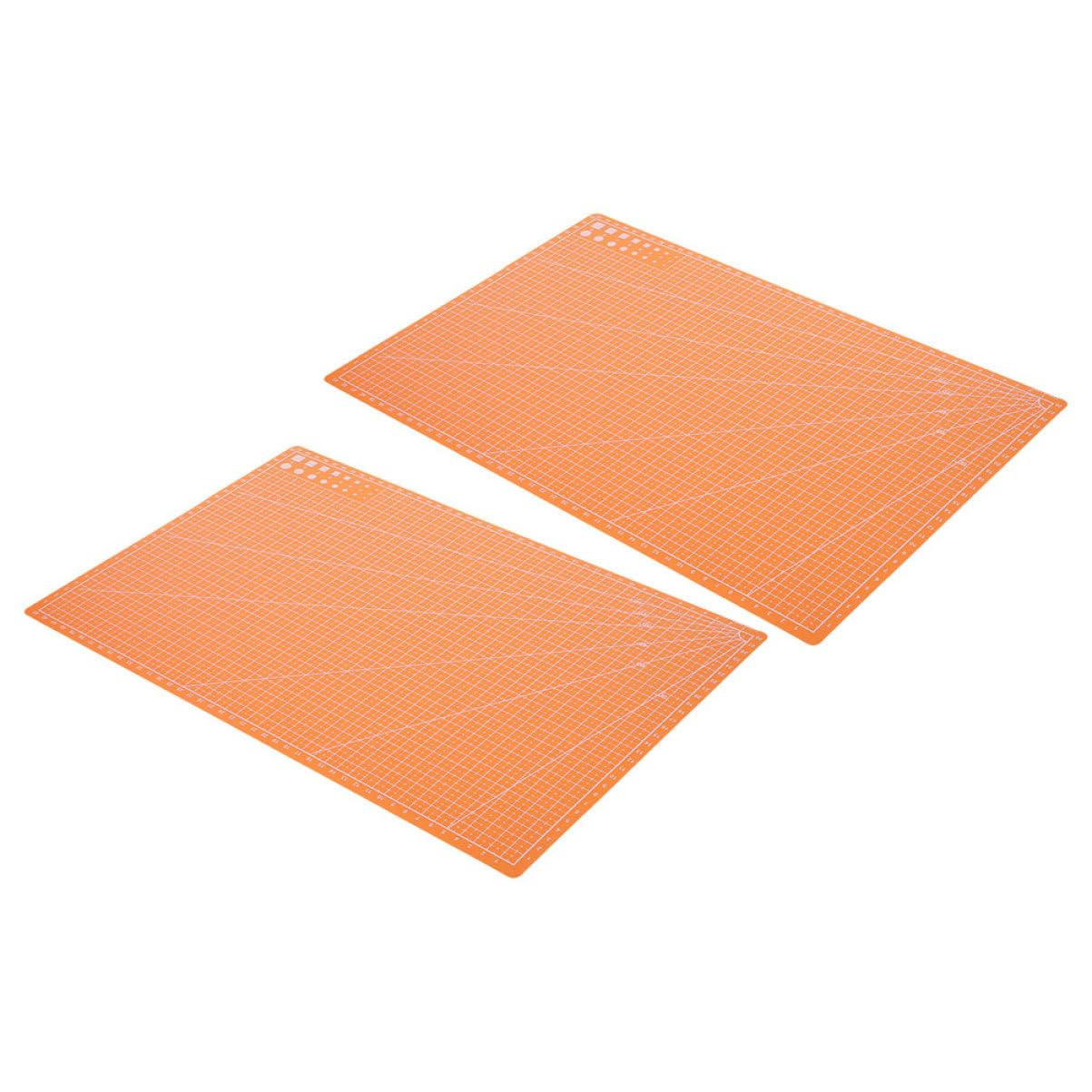 OSALADI Double-sided Precision Cutting Mat 2pcs Craft Cutting Board for Sewing Quilting Projects