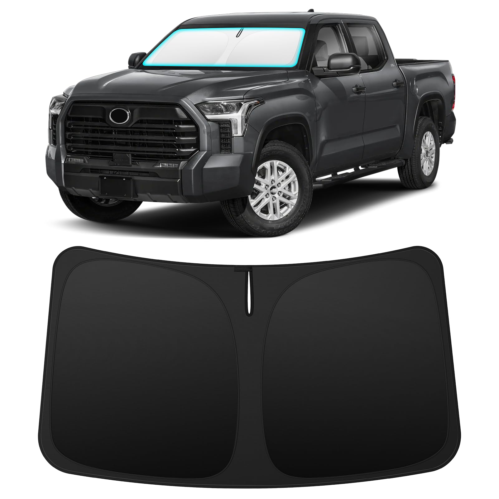INSAUTO Custom Fit Windshield Sun Shade for Toyota Tundra 2022-2026