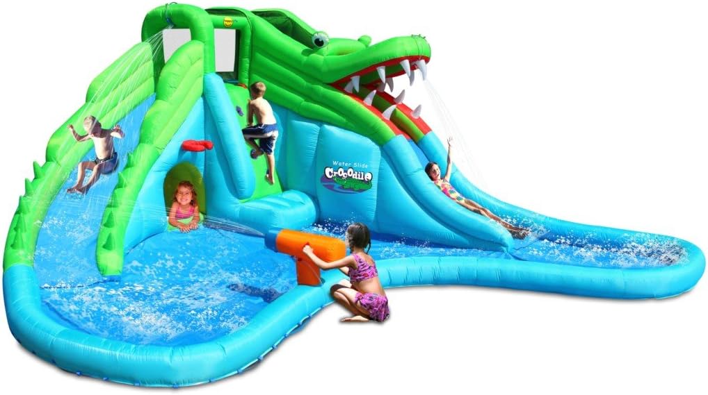 Smyths Toys Happy Hop Airflow Water Slide Inflatable Water Slide