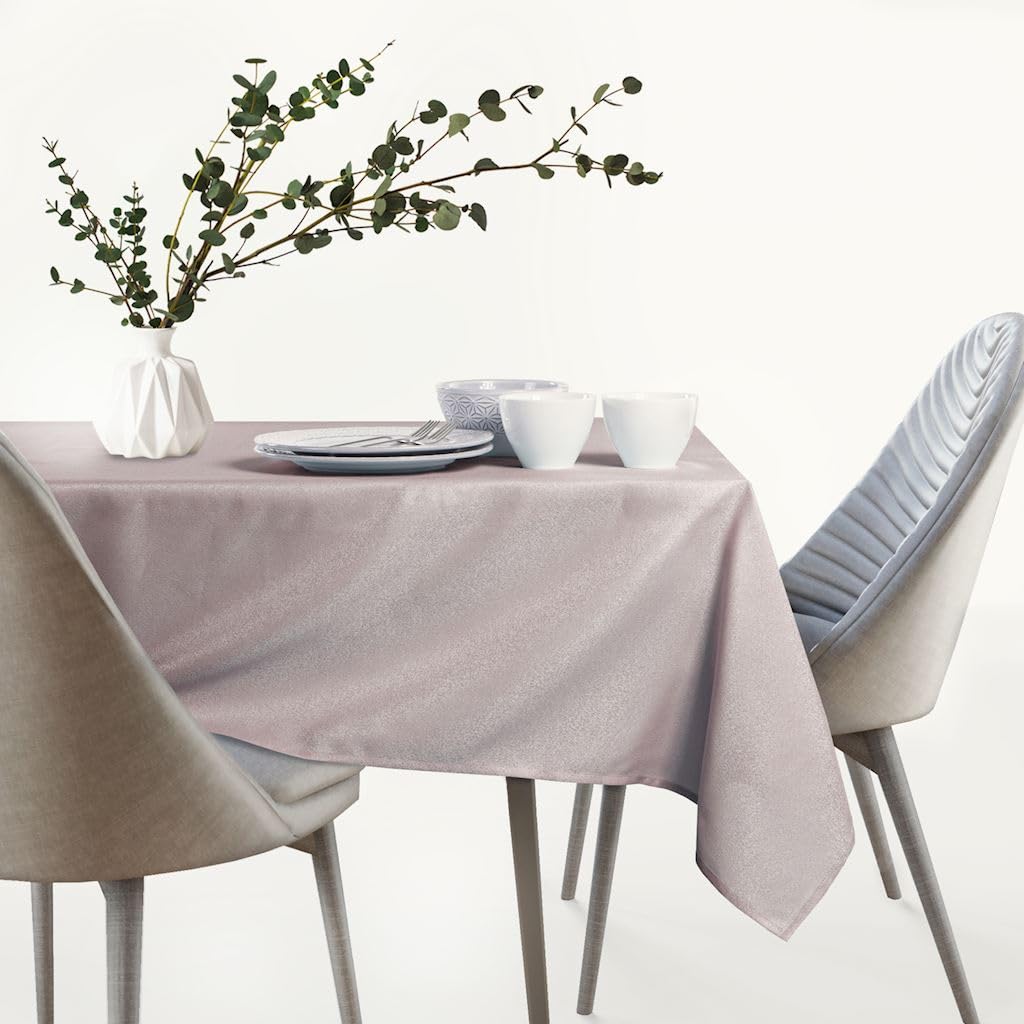 AmeliaHome Tischdecke rund 120x120 cm Tischtuch Tafeldecke Empire – Bild 4