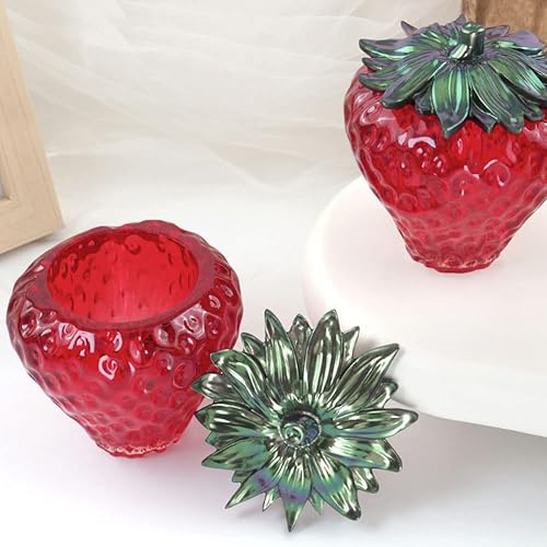 Miniatura 5 de Juego de 2 moldes de resina para frascos de silicona, moldes de resina con tapa, moldes de resina epoxi de silicona para botellas de almacenamiento