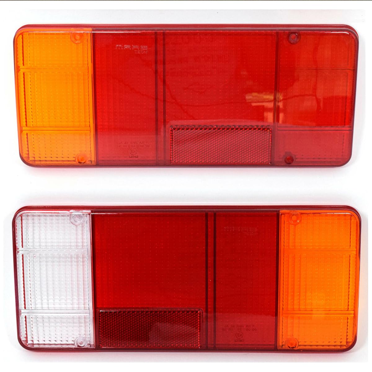2x Lentes de Luces Traseras Compatible con Iveco Daily Peugeot Boxer Fiat Ducato Citroën Jumper Jumpy C25 VW Transporter T5 Renault Master Camión Remolque Furgoneta