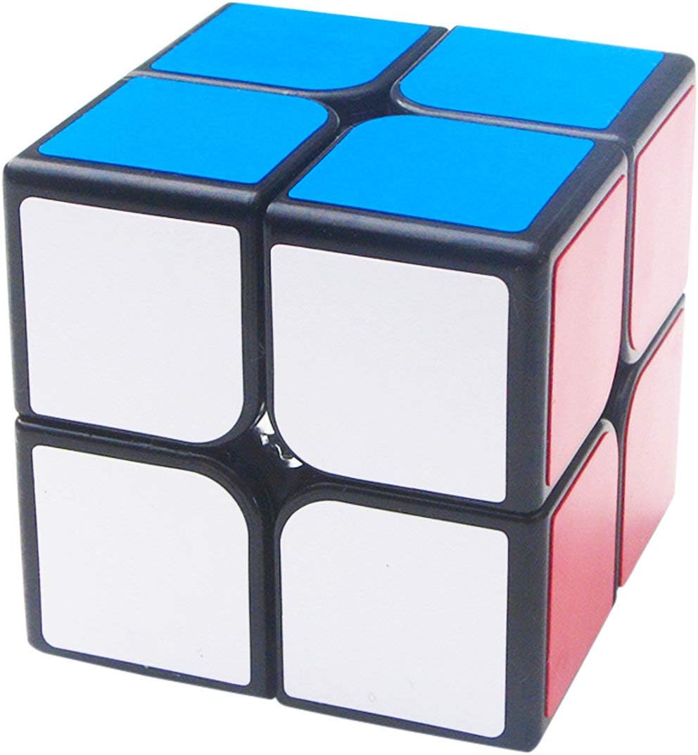 KidsPark 2x2 Speed Magic Cube, Cube Puzzle Toys For Kids & Adults, Black