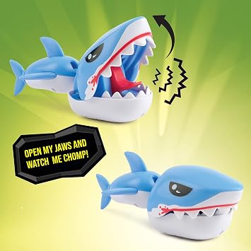 Untamed Bite Club Shark, Typhoon (Blue), Biting Creature, Prank Toy (Ages 5+)