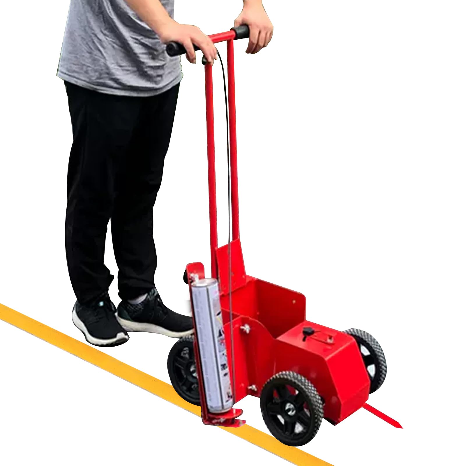 asdchZen Heavy Duty Striping Line Marking Machine For Fast And Accurate Parking Lot Marking