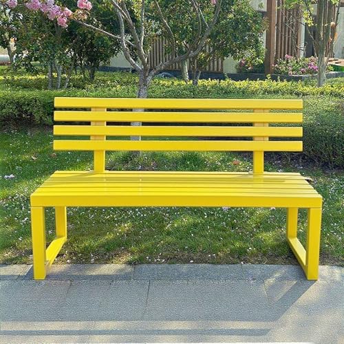 Banco de jardín de hierro forjado de 150 cm exterior 2