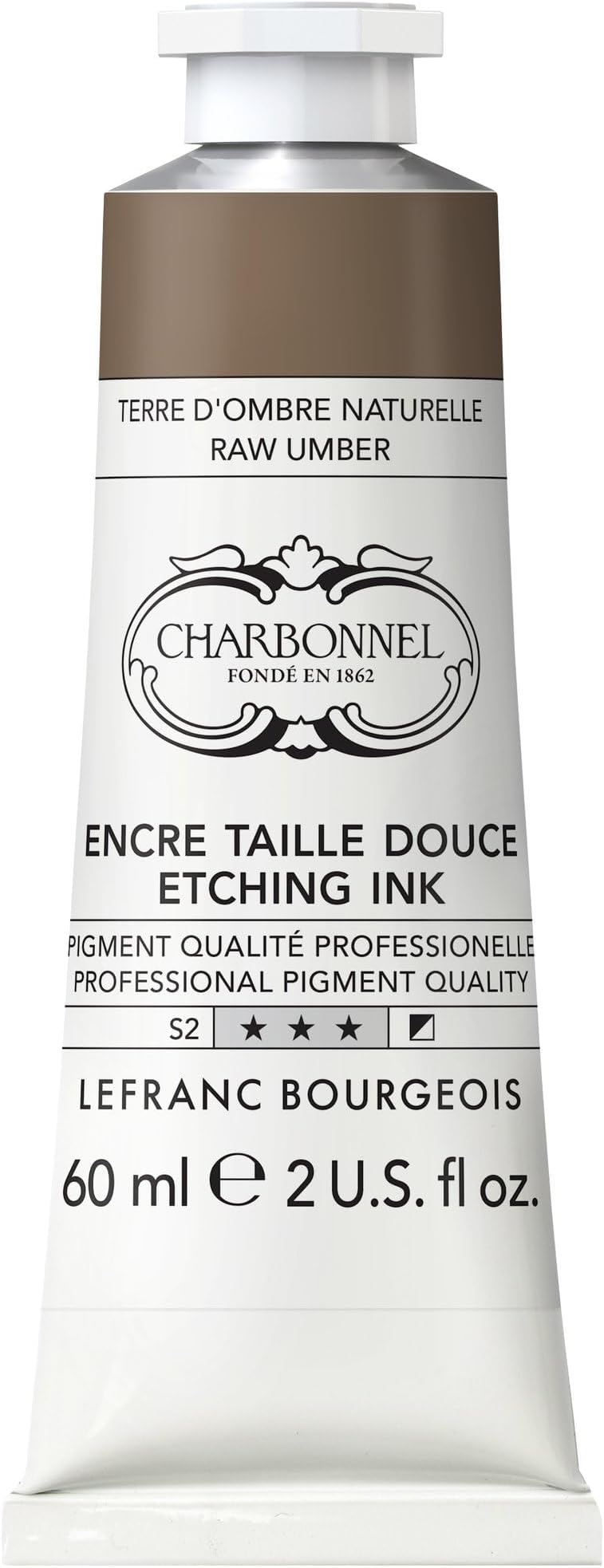Charbonnel Professional Etching Ink (Raw Umber)