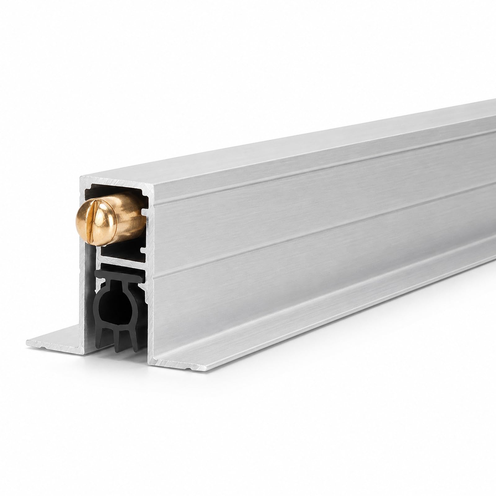 Guarnizione Automatica Sottoporta in Alluminio,Paraspifferi Porta Automatico Sollevabile,Paraspifferi con Regolazione Automatica,for Wooden Doors And Aluminium Doors
