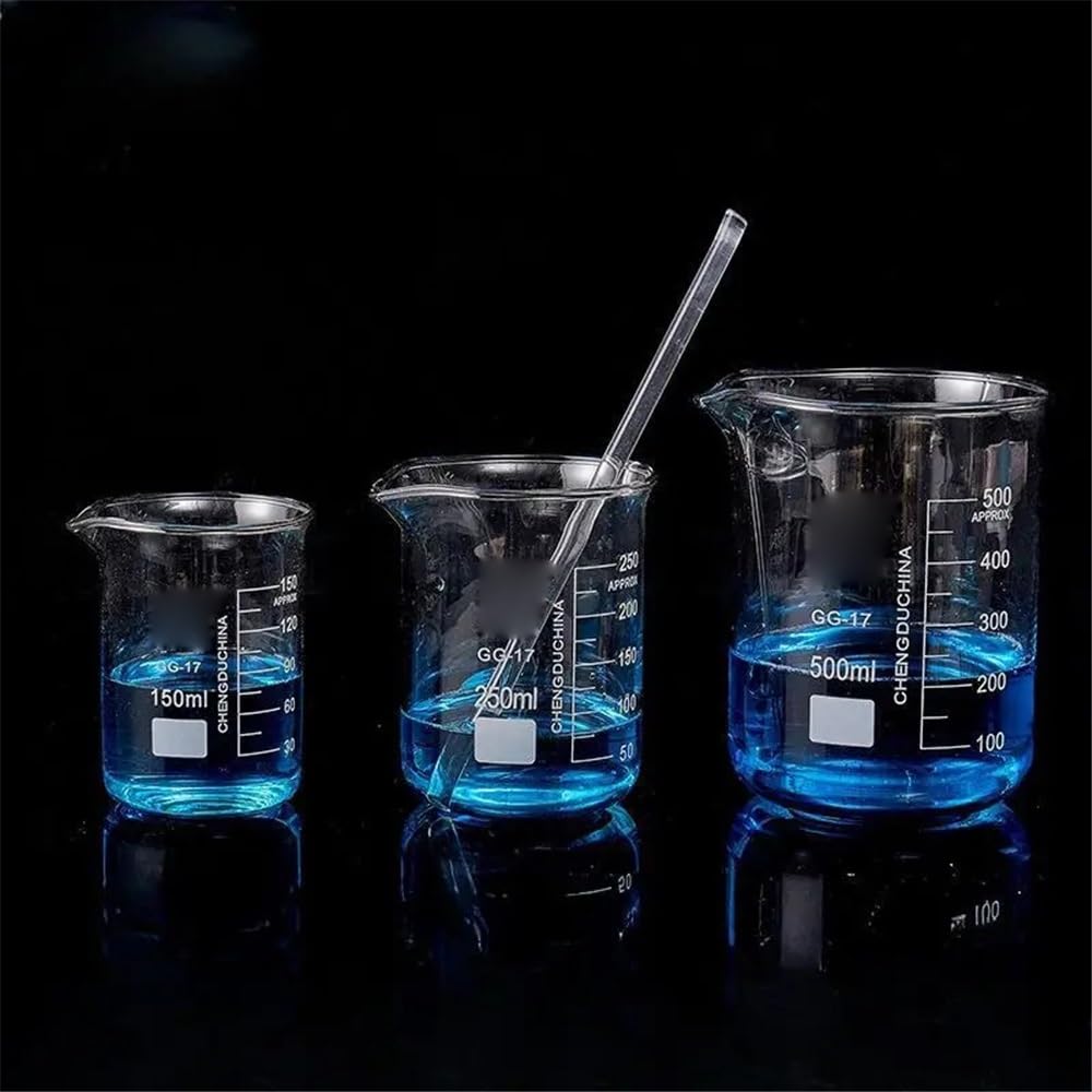 Laborausstattung und -bedarf 5-3000ml Transparent Messbecher Hohe Glas Labor Becher Mit Skala Backen Mess Werkzeuge Tassen