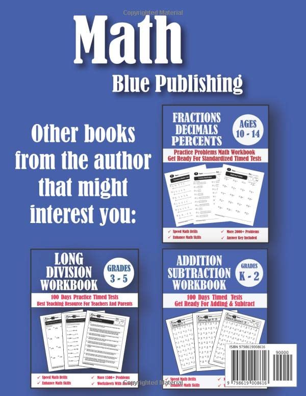 100 Days Multiplication Timed Tests One Page A Day Workbook: Math Speed Drills Worksheets For Beginners For Kids Ages 8-10 , Digits 0-12, Grades 3-5 - Image 2