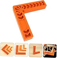 Vista 3 de 1 regla posicionadora de ángulo recto para mediciones precisas, herramienta de carpintería para carpinteros, proyectos de bricolaje, trabajos