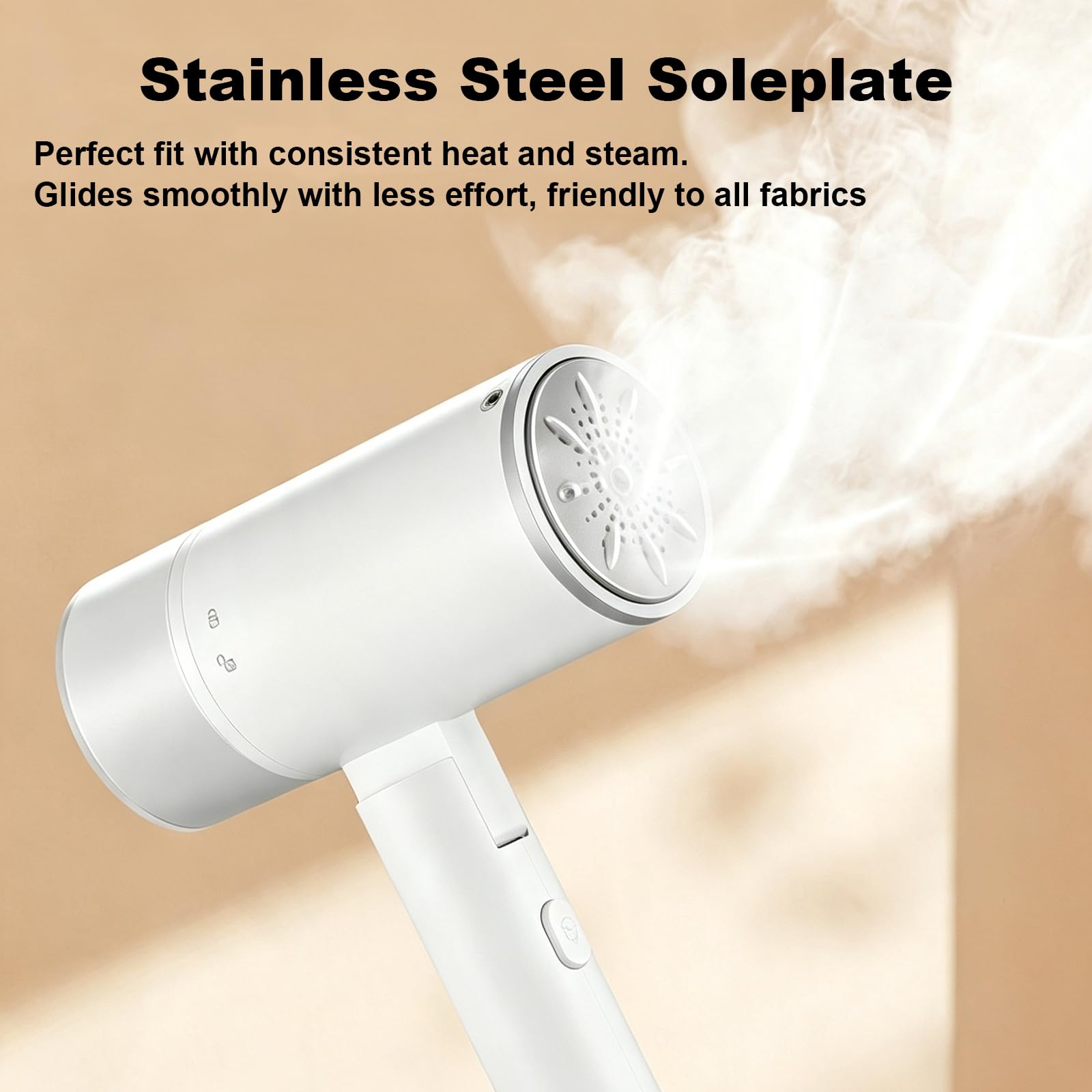 Stiratrice portatile manuale con serbatoio acqua rimovibile da 200 ml