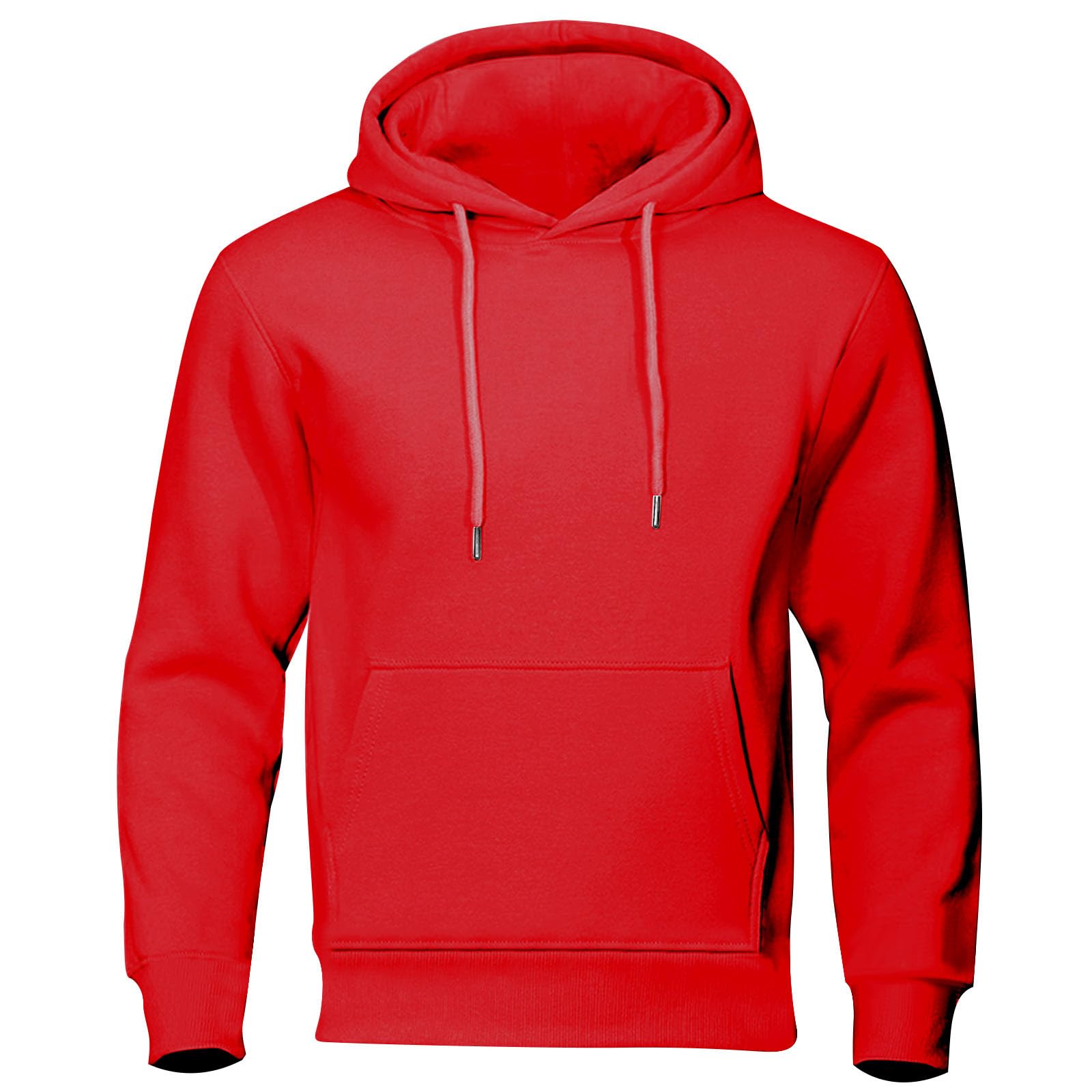 Mens Hoodies Lightweight Fashion Fleece Lined Hooded Sweatshirt Long Sleeve Gym Casual Pullover with Kangaroo Pocket — view 14