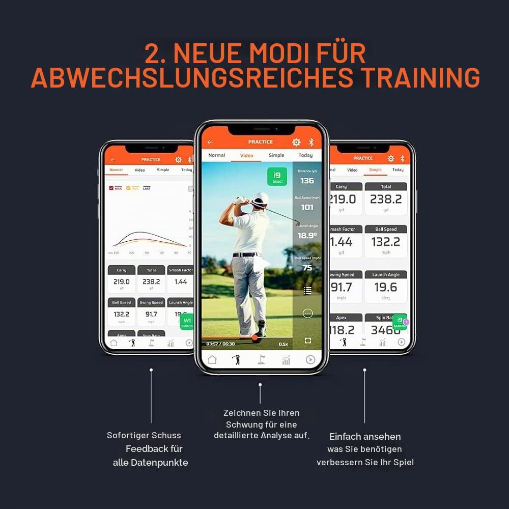 Voice Caddie Sc300I Tragbarer Golf Abschlagmonitor (2021)
