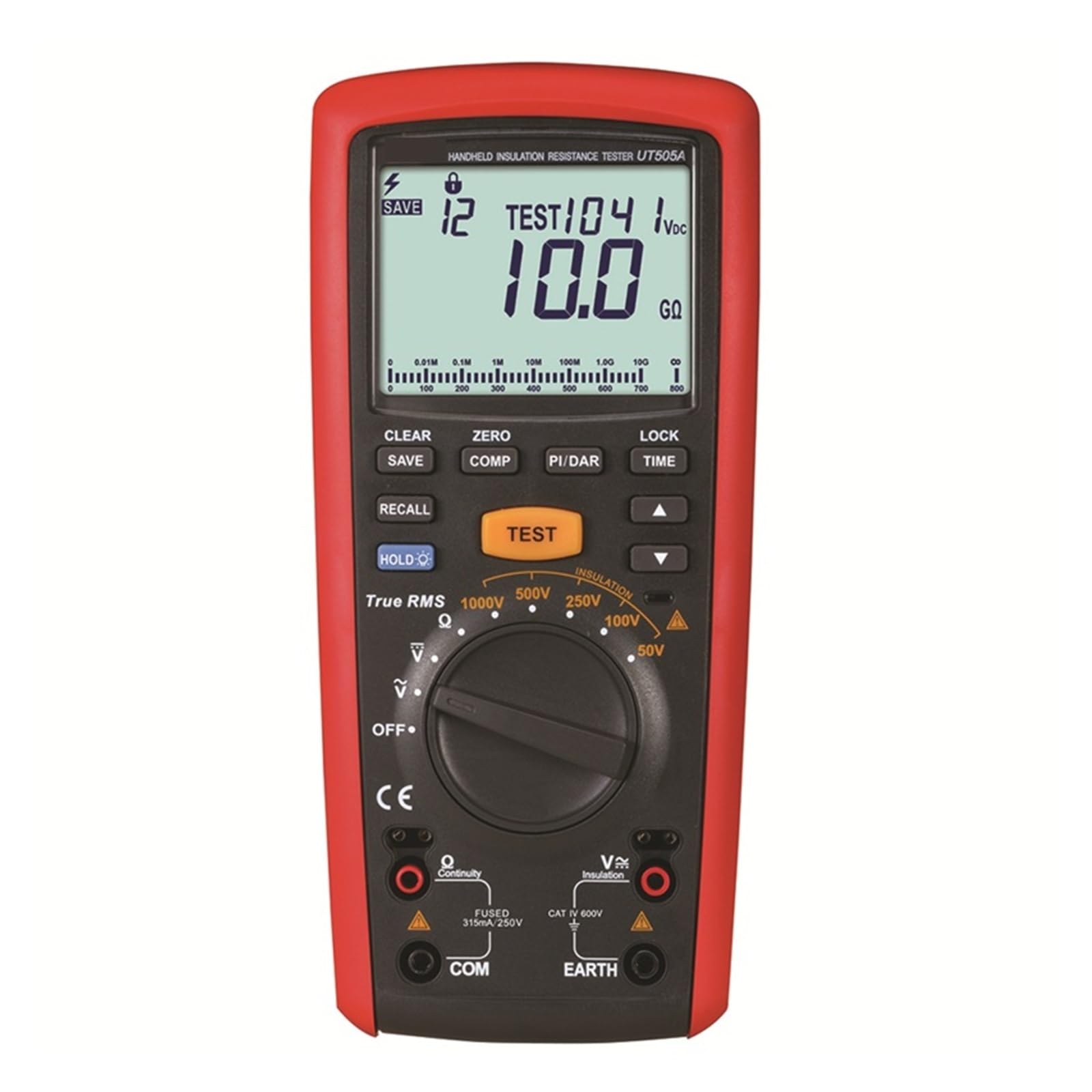 UT505B rezystancja tester, przenośny multimetr cyfrowy izolacja, AC i DC napięcia testowego pojemności częstotliwości