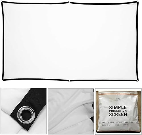 Miniatura 9 de Pantalla de proyección trasera holográfica pantalla de proyección de interior plegable y portátil antiarrugas para proyectar videos de Halloween y