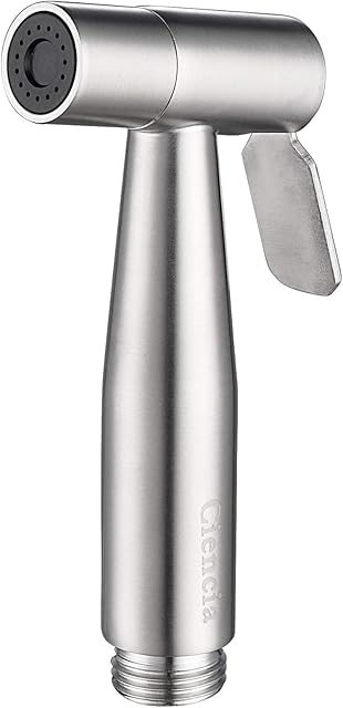 CIENCIA Hand Held Bidet Sprayer Premium Stainless Steel Sprayer Shattaf - only Bidet spray head for Toilet, Hand Bidet Sprayer for Toilet WS024