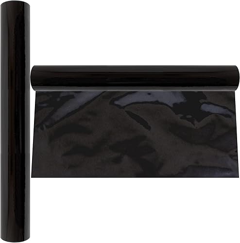 Miniatura 4 de AnapoliZ Rollo de Envoltorio de Celofán Negro 100 Pies de Largo X 16 Pulgadas de Ancho 2.3 Mil de Grosor Transparente Negro Dulces