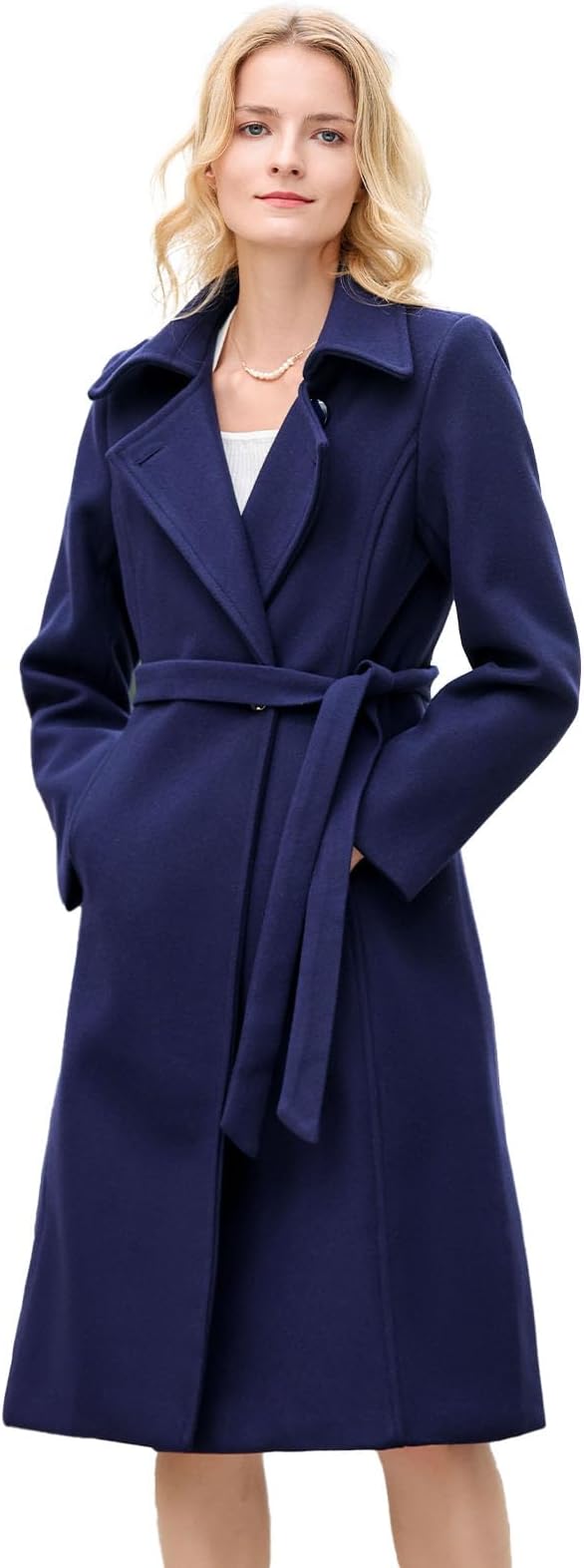 Gabardina Larga De Lana De Invierno Para Hombre | Cuotas Sin Interés