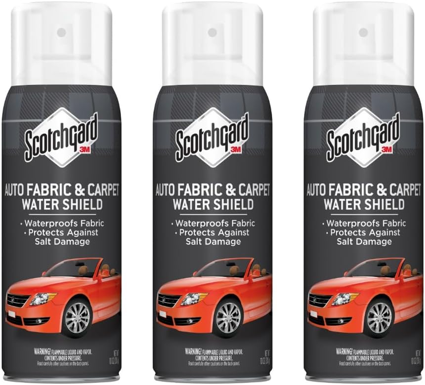 Scotchgard Auto Fabric & Carpet Protector, 3 Pack, 10 oz. per can, 3 Cans | 4104D