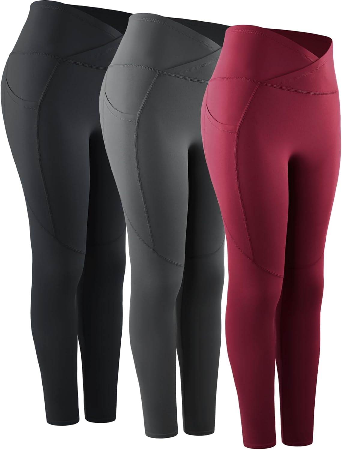 NELEUS Women’s Yoga Pant Tummy Control High Waist Running Leggings with Pocket
