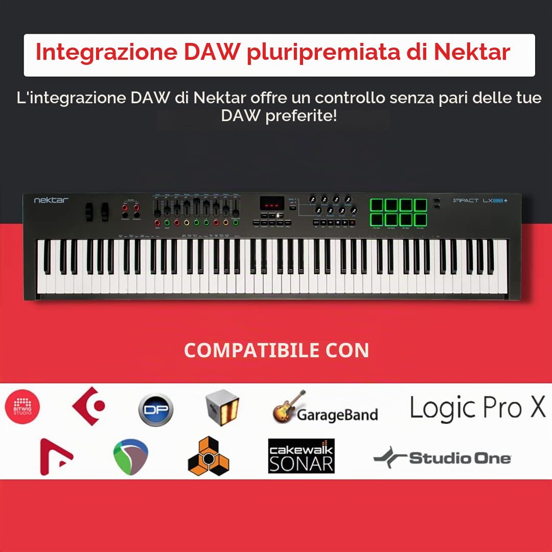 Nektar Impact LX88+ Controller MIDI
