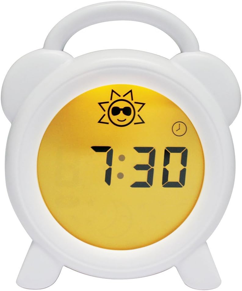 Roger Armstrong Roger Armstrong Sleep Trainer Toddler Clock, White