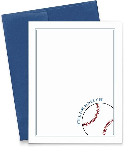 Vista 13 de Basketball Personalized Stationery set, Boys Personalized Thank You Card, Basketball Stationery, Personalized Note Cards kids, Your Choice of