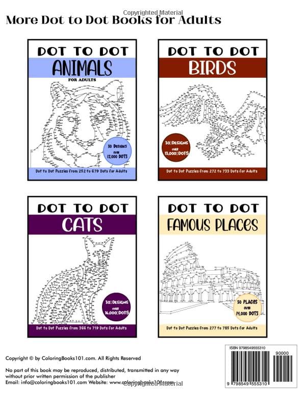 Dot to Dot Sea Creatures for Adults: Sea Creatures Connect the Dots Book for Adults (Over 15000 dots) (Dot to Dot Books for Adults) - Image 2