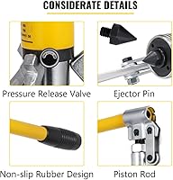 Vista 5 de VEVOR Extractor de engranajes hidráulico, extractor hidráulico de capacidad máxima de 15 toneladas, separador de cubo de rodamiento de 2 o 3