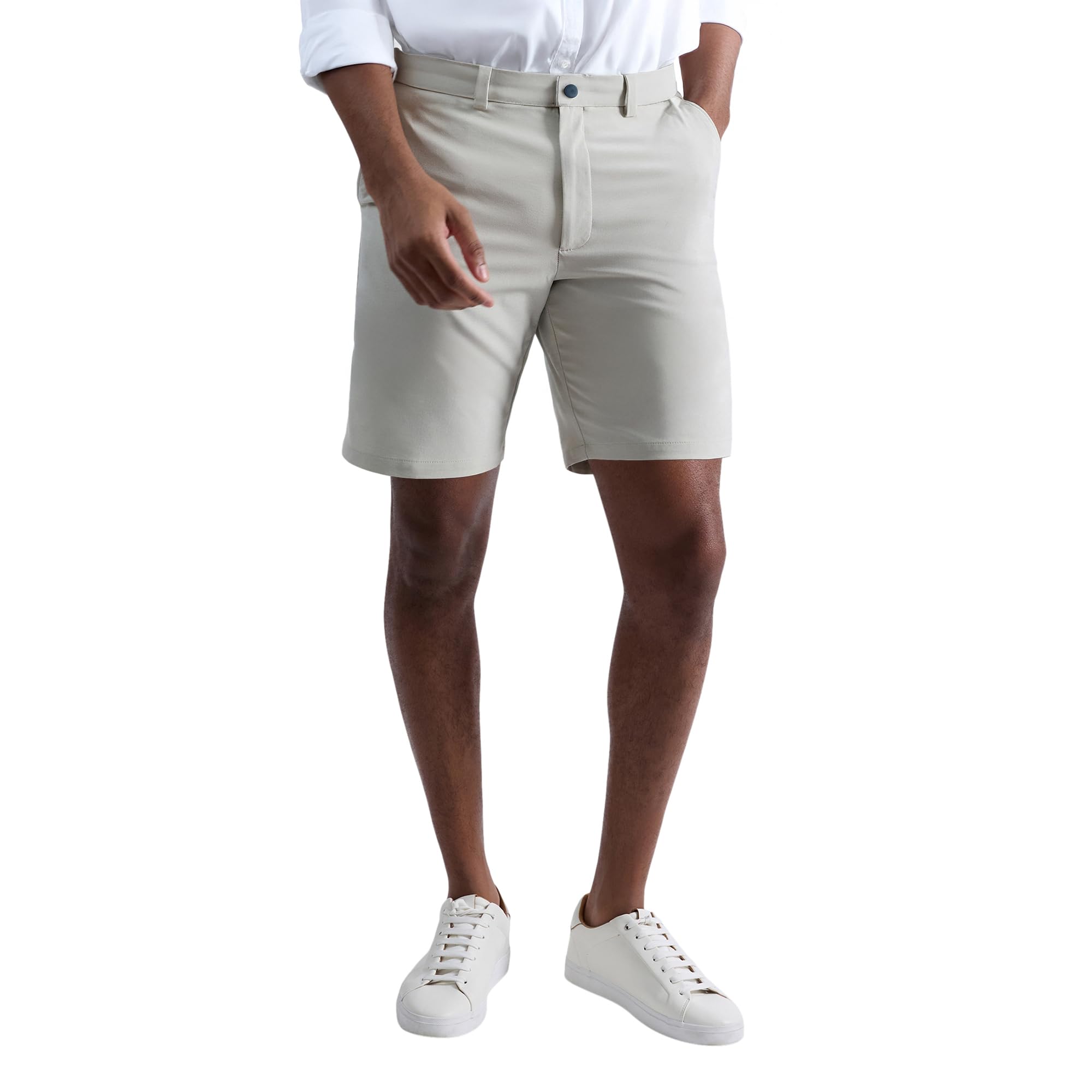 Kenneth Cole REACTION Men's Lightweight Hybrid Stretch Performance Shorts-7 and 9 Inch Inseams