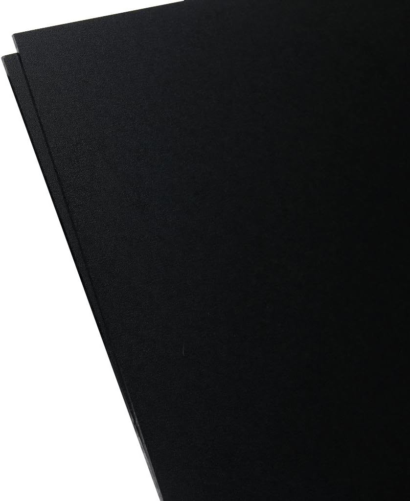 KYDEX Sheet - 0.080" Thick, Black, 8" x 12", 2 Pack