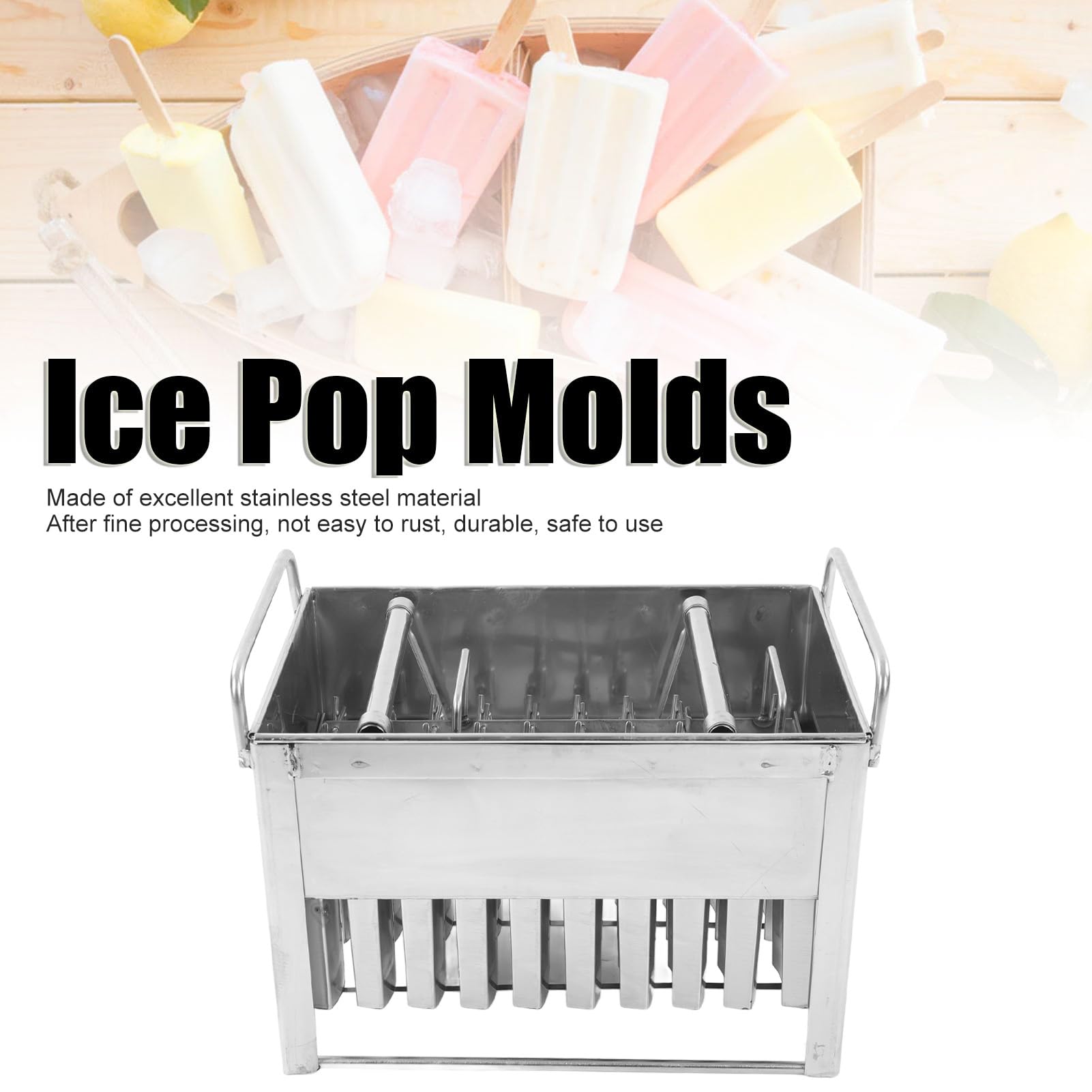 moldes para polos, Molde for paletas comerciales, soporte for palitos de helado