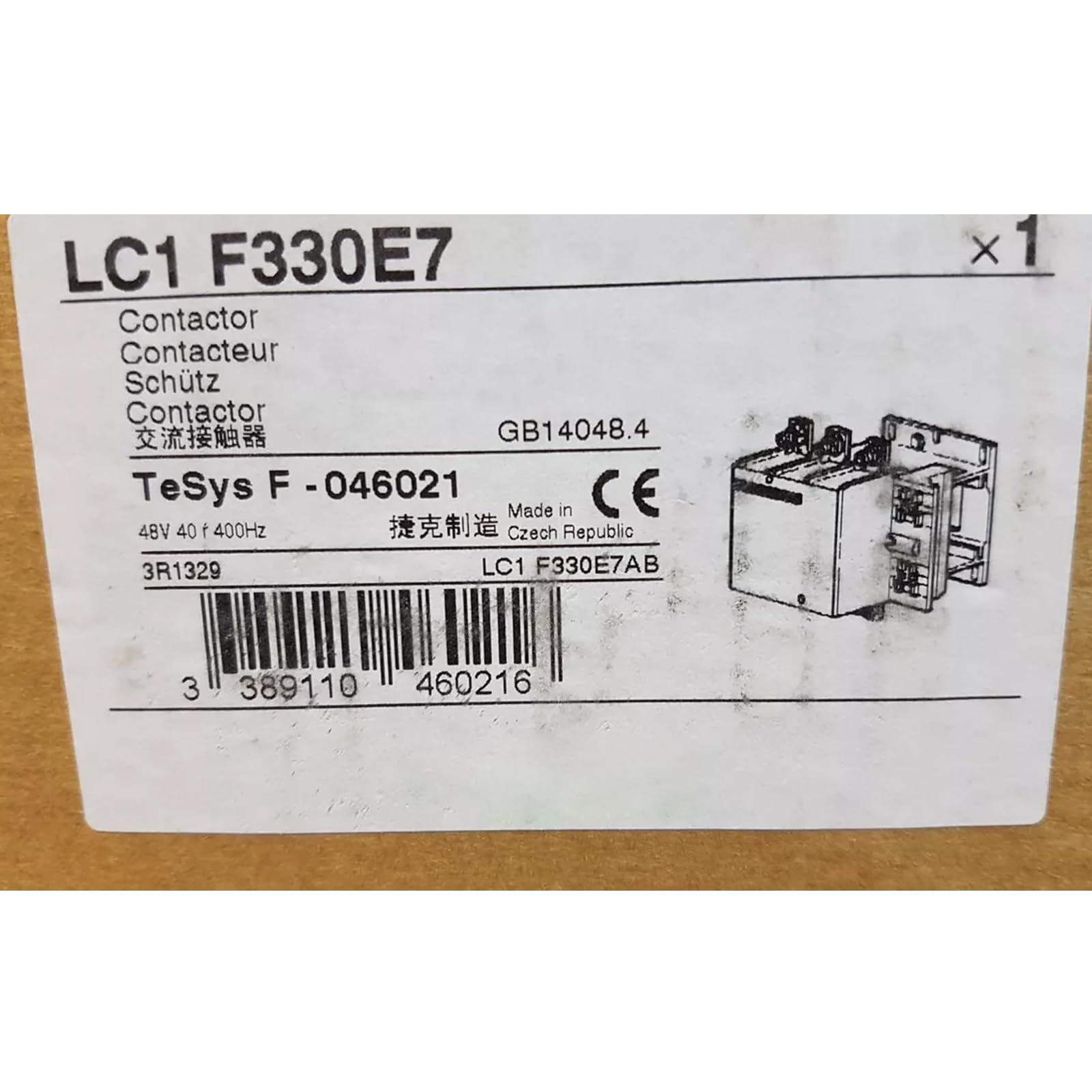 QEFHSVVZE LC1F330E7 New and Sealed in Box LC1F330E7 1 Year Warranty