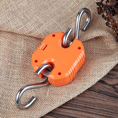 Foto von Decdeal WeiHeng Kranwaage Digitale Gepäckwaage Kofferwaage Küchenwaagen 3 Wägeeinheiten Zweiteiliger Wert (0-100kg / 50g, 100-150kg / 100g, Orange)