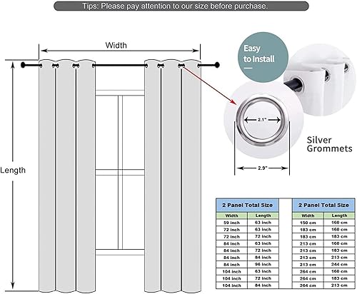 Miniatura 4 de Wpfmhwj Stones Brick Wall Blackout Curtains, 3D Black Retro Print Window Curtains, Thermal Insulated Room Darkening Grommet Drapes 2 Panel Set for