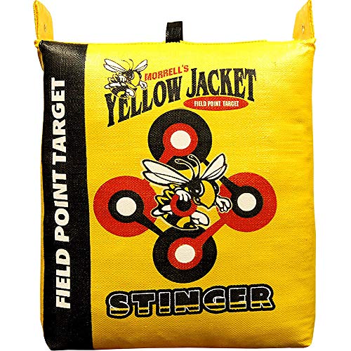Morrell Yellow Jacket 19 Pound Portable Stinger Adult Field Point Archery Bag Target With 2 Shooting Sides, 10 Bullseyes, And Handle, Yellow M-88 #TOP2