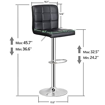 counter chair 2脚セット Amazon.com: ZenStyle Counter Height Bar Stools Set of 2