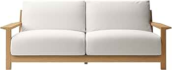 引き渡しも可！無印良品 MUJI ソファ 木製フレーム 3シーター フェザー