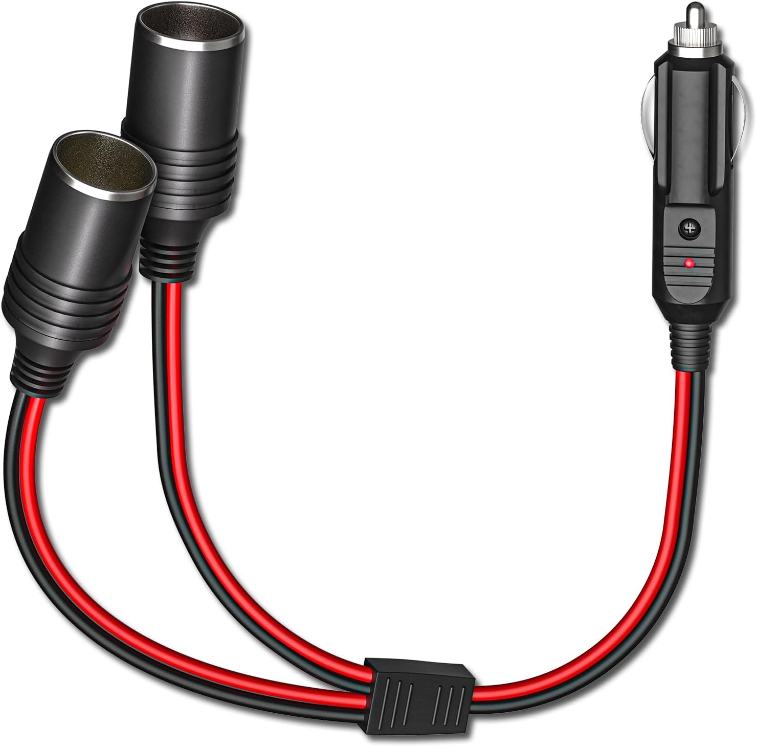 2 Presehe Accendisigari Auto Con Fusibile 20A - Cavo Con Terminali A Occhiello Per Inverter, Pompe D'Aria, Tazze Elettriche 12V/24V