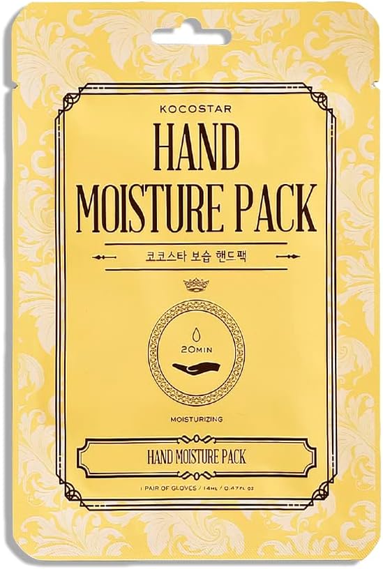 Kocostar Moisture Hand Mask Pack | Best Solution For Rough & Dry Hands | Intense Nourishing & Moisturizing Treatment | 1 Pair, 14Ml