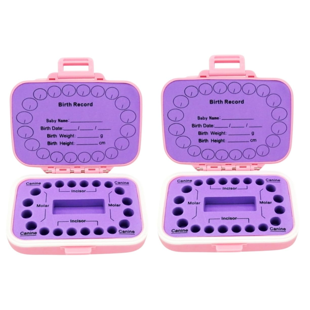 UPKOCH 2piezas Caja De Hadas Dientes Para Caja De Recuerdos De Dientes De Leche y Diseño Especializado