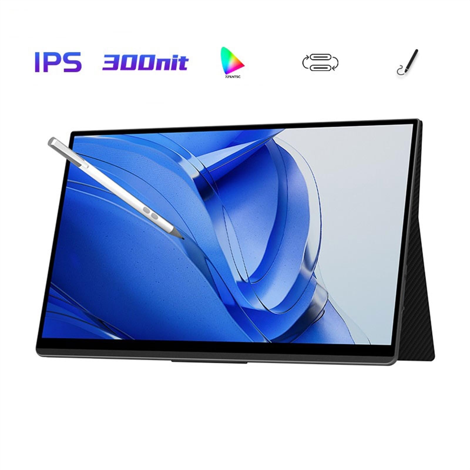 Schermo di espansione esterno for laptop da ufficio con touch screen portatile IPS 15,6 pollici Risoluzione 1920 * 1080 Monitor per Smart Working