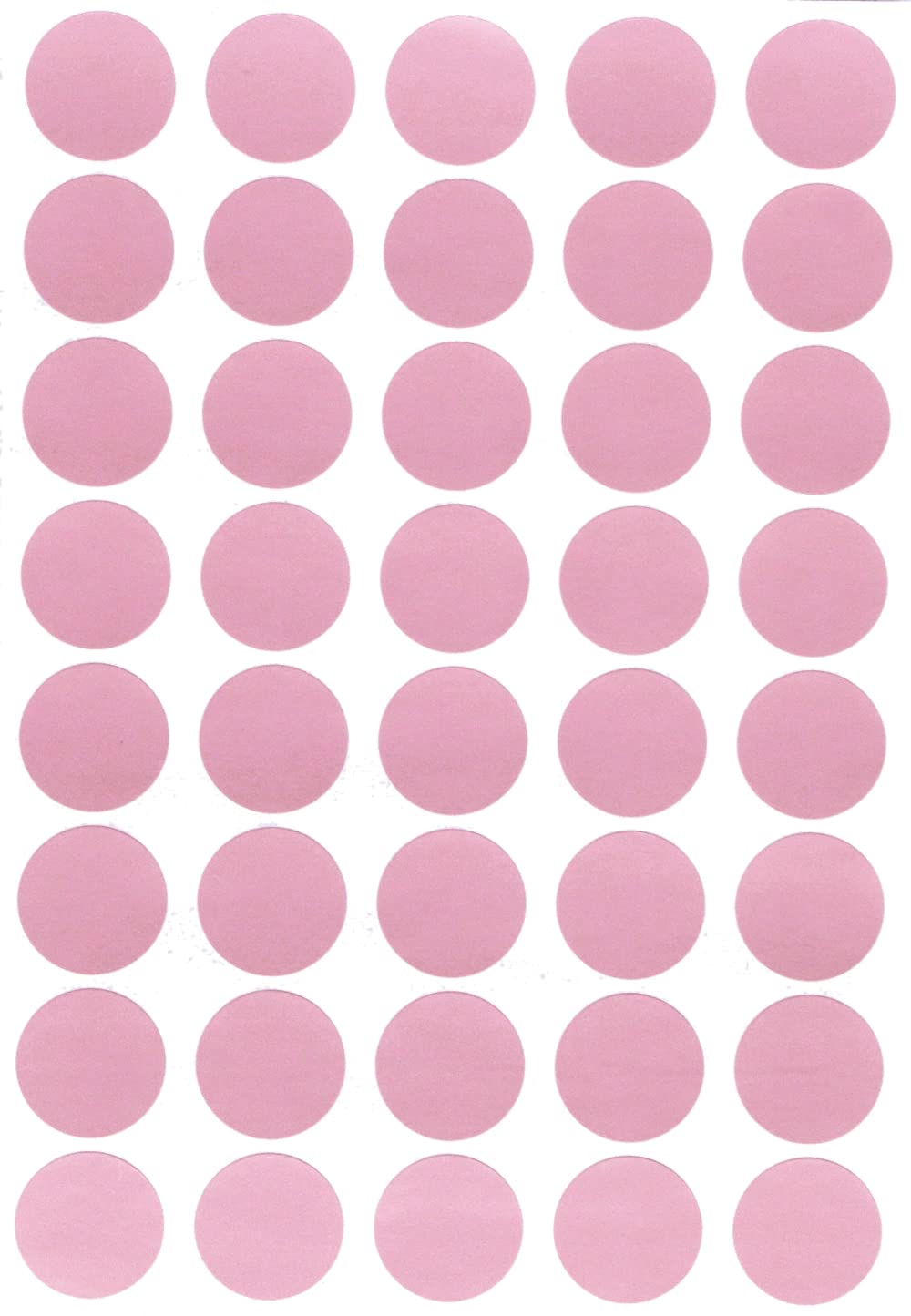 Royal Green Round Sticky Labels to Write on Inventory and Labeling, Pricing Dot Stickers 3/4 inch, 4000-Pack (Pastel Pink)