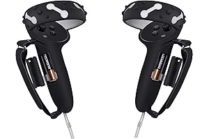 Durable and Non-Slip Anti-Throw Controller Grips Cover for Oculus Quest 2 -...