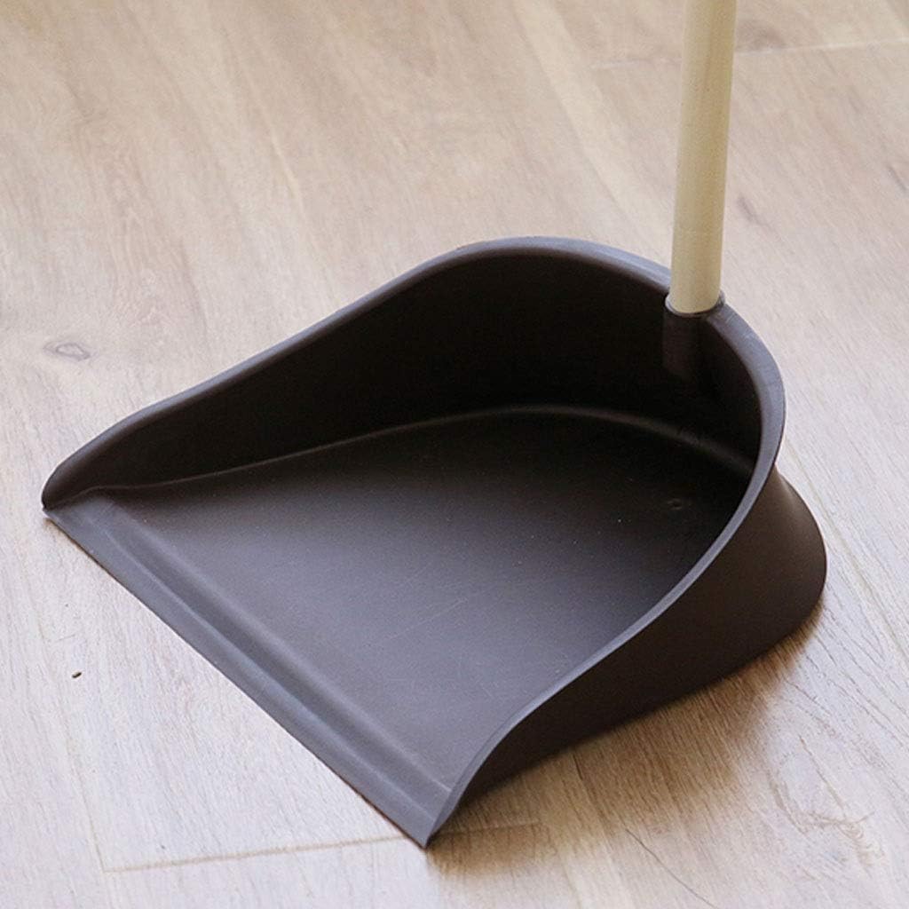 Broom and Dustpan Set Upright, Brooms with Dust Pans Combo for Lobby Home Kitchen Office Room Floor Use