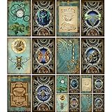 Steampunk Bugs Reispapier, 20,3 x 26,7 cm (A4), 6 Stück, 6 einzigartige Designs, vielseitige Decoupage-Designs für Kunstprojekte und Bastelarbeiten CRAFT KREATIVELY