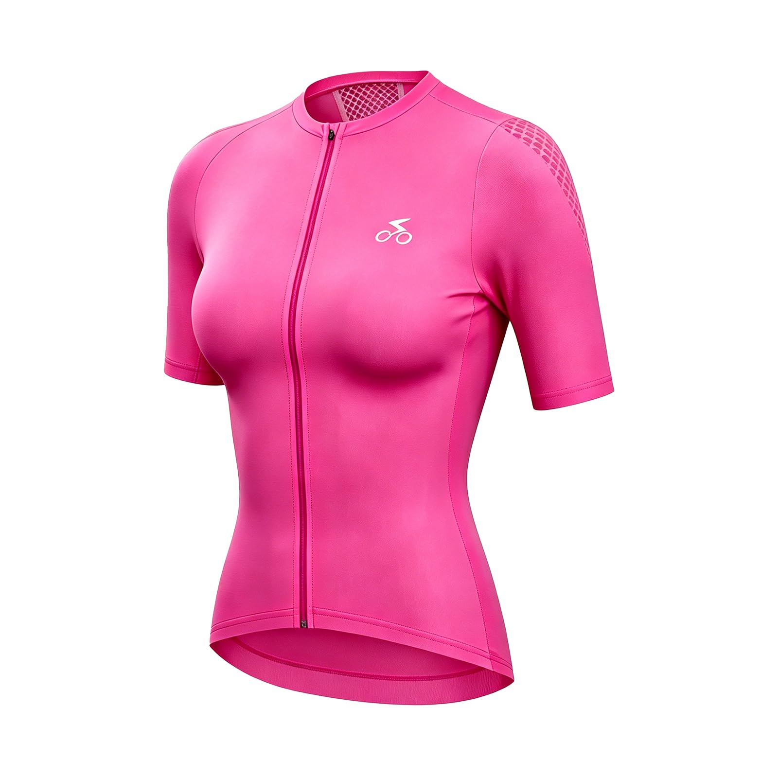 spocyclife Radtrikot Damen Kurzarm/Langarm, Fahrradtrikot Atmungsaktiv Rennrad Trikot Schnell Trocknen Fahrrad Shirt mit 3 Taschen für Frauen Outdoor Sport