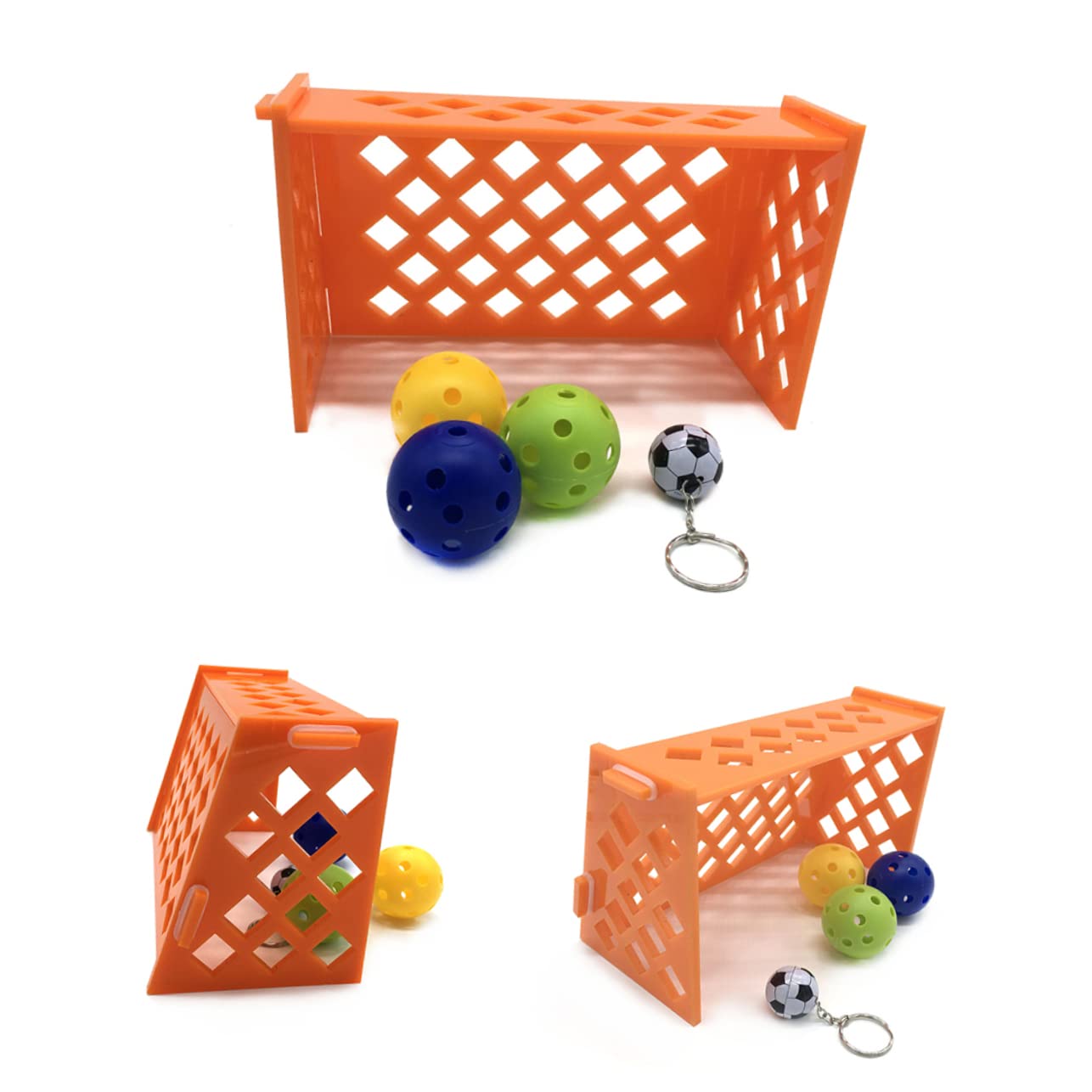 Mipcase 3stücke Mini Fußballplatz Papageien Spielzeug Intelligentes Trainingsspielzeug Für Vögel Fördert Bewegung Und Geistige Entwicklung Geeignet Für Papageien Und Ähnliche